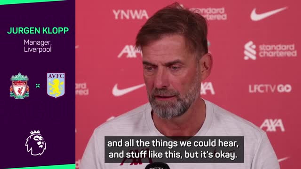 I get a better view from the stands - Klopp discusses touchline ban