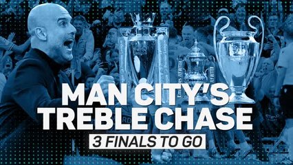 Manchester City's treble chase: three finals to go!