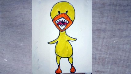 How to draw Yellow/Roblox Rainbow friends