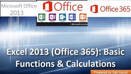 Excel 2013 Tutorial A Complete Guide to Excel for Anyone (1)