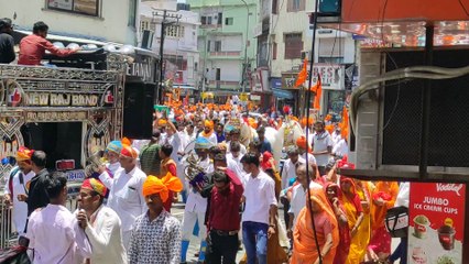 Video...लोहार बावजी की जयंती पर निकली शोभायात्रा