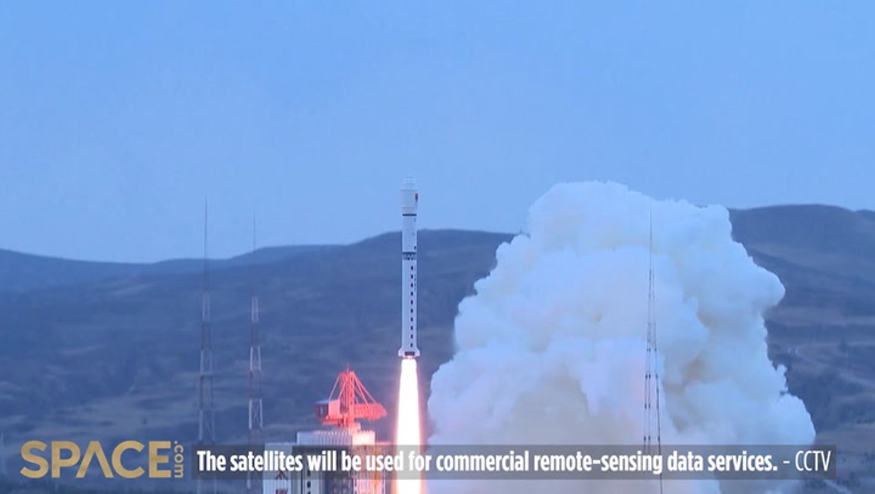 China’s Long March 2D Rocket Launched First Hongtu-1 Model Satellites