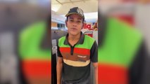 Funcionário do Burger King diz ter urinado nas calças por não poder deixar quiosque