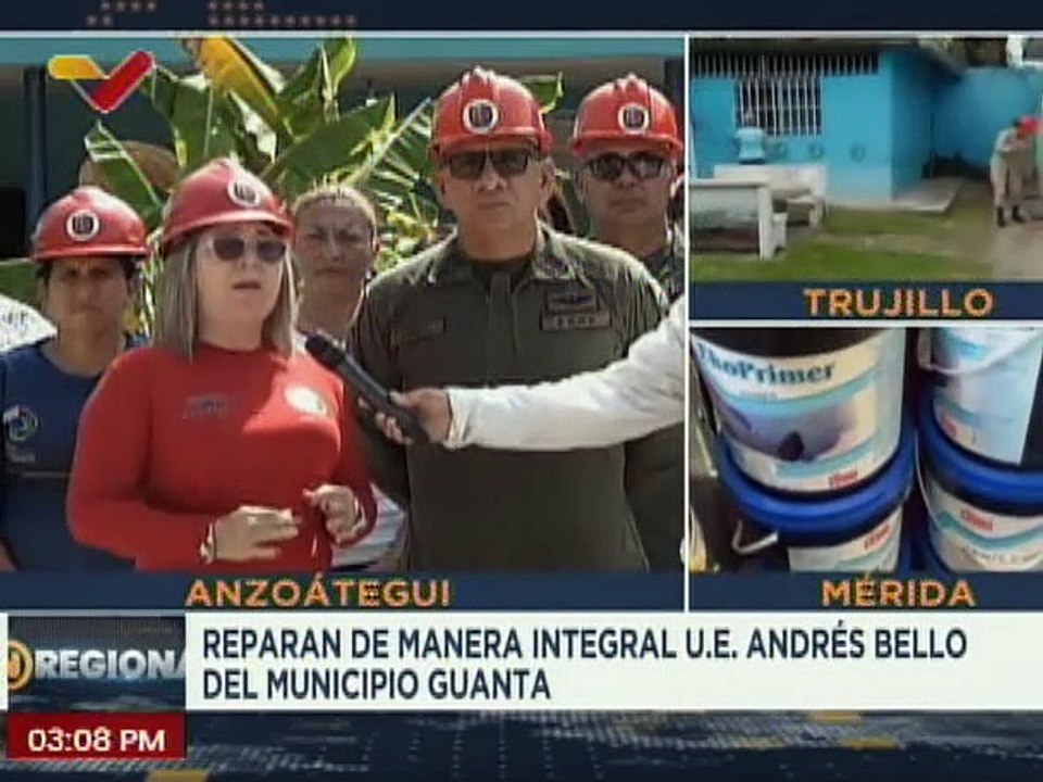 Anzoátegui | Recuperan infraestructura de la U.E. Andrés Bello del municipio Guanta