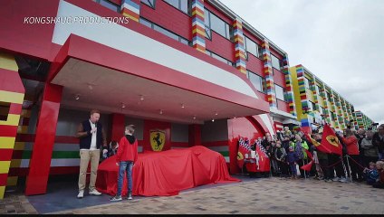 Ferrari de Legos en tamaño real