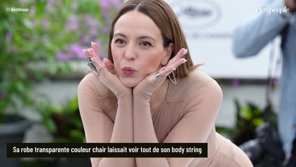 Cannes 2023 : Une réalisatrice en vogue et en robe transparente dévoile tout de son body string