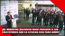 ¡VEAN! ¡El ministro Zaldívar hace pedazos a loschayoteros que lo atacan con puras ‘fake news’!