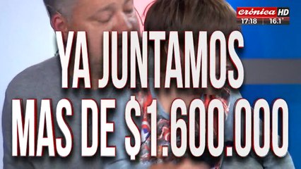Juntamos más un millón de pesos para Faustino que necesita volver a caminar