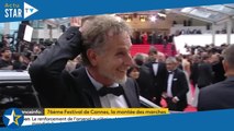 Cannes 2023 : ce détail déroutant sur le visage de Charles Berling en pleine montée des marches