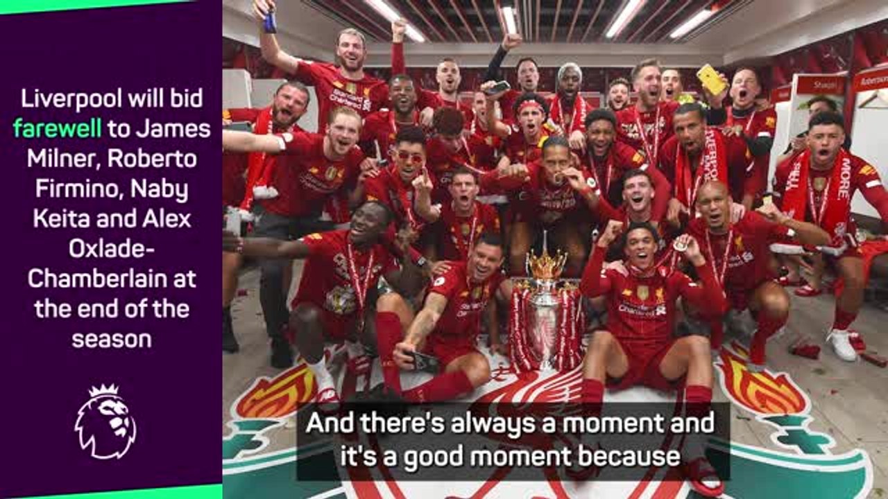 "Super emotional' - Klopp and Anfield to bid farewell to Liverpool 'legends'