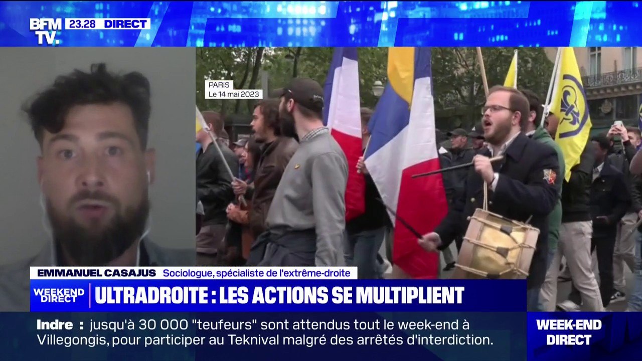 Ultradroite: "Sociologiquement, il y a une sympathie entre Reconquête! et ces groupuscules" selon Emmanuel Casajus, sociologue spécialiste de l'extrême droite