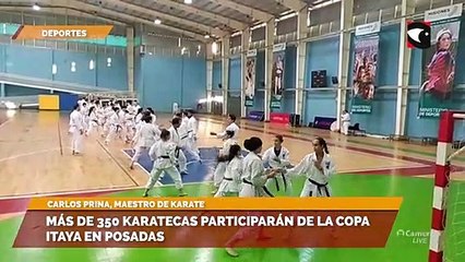 Más de 350 karatecas participarán de la Copa Itaya en Posadas
