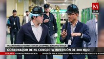 Samuel García sostuvo una reunión con directivos de la empresa Sungwoo Hitech