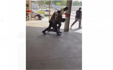 Vídeo: homem é amarrado e colocado no banco traseiro de caminhonete