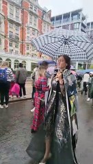 Dress Covered in Princess Diana Portraits Spotted at Coronation