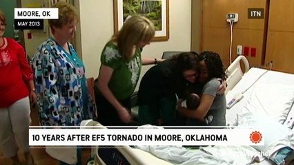 Скачать видео: 10 years since EF5 tornado hit Moore, Oklahoma