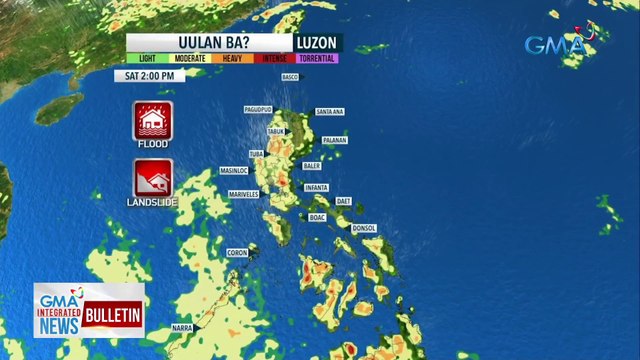 Ngayong Sabado, halos maulan sa buong bansa | GMA Integrated News Bulletin
