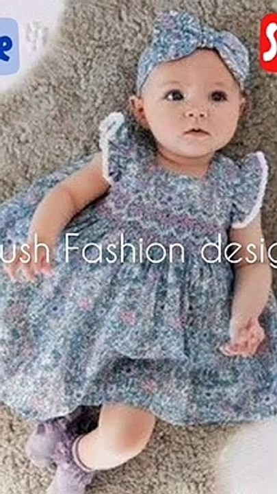 Latest Baby Frock Designs 2023 - Baby Girls lawn Frocks Designs - Kids Summer Frocks Designs 2023