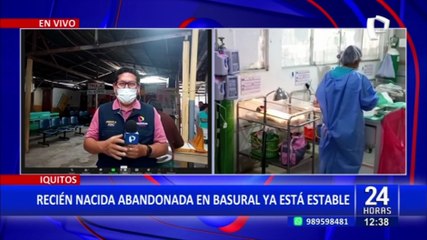 Recién nacida abandonada en basural se encuentra estable y en vigilancia permanente