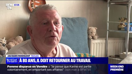 Retraité depuis quinze ans, Jacques a été obligé de retrouver un travail pour subvenir à ses besoins