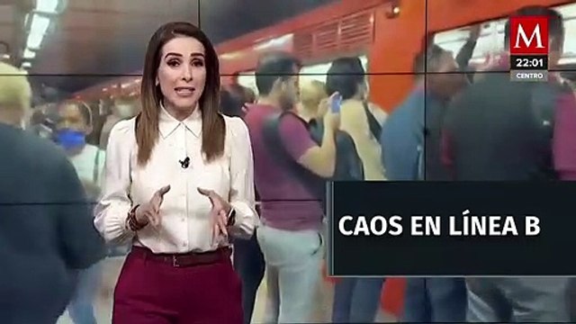 Suspenden servicio en Línea B del Metro por media hora