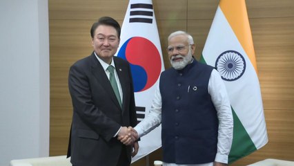 尹, 인도 총리와 회담 "방산·바이오헬스 협력 강화"...오후 확대회의 발언 / YTN