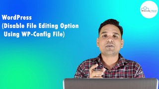 Disable File Editing Option Using WP-Config File in WordPress Website _ WordPress Tutorial-(1080p)