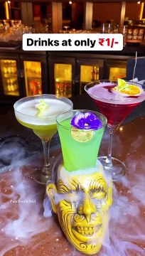 2- Drinks at ₹1 , for that you have to buy the 1st drink at the menu price in Pune