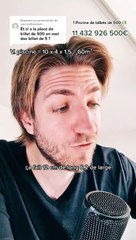 Une piscine de billets de 5€ ça fait combien ?