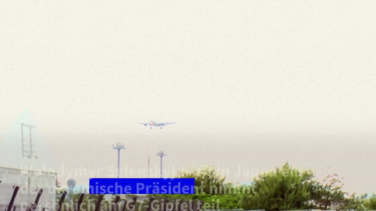 Selenskyj trifft zu G7-Gipfel in Hiroshima ein