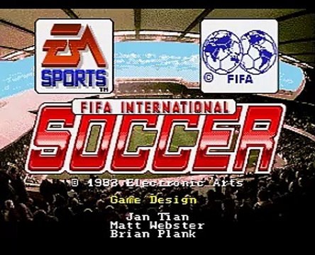 FIFA International Soccer online multiplayer - megadrive