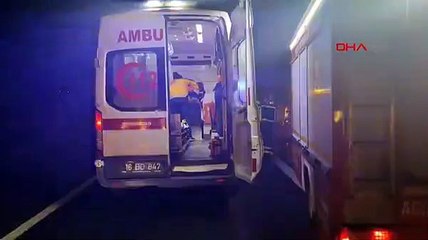 Otomobil, TIR’a arkadan çarptı: 1 ölü, 1 yaralı