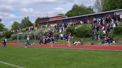 Jubelszenen nach dem Einzug des JFV 37 in das A-Jugend-Bezirkspokal-Finale