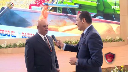 لقاء خاص مع المسؤول عن مشروعات أوراسكوم بشرق العوينات على هامش افتتاح مصنع البطاطس