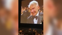 Watch: Harrison Ford moved to tears at Cannes premiere of Indiana Jones and the Dial of Destiny
