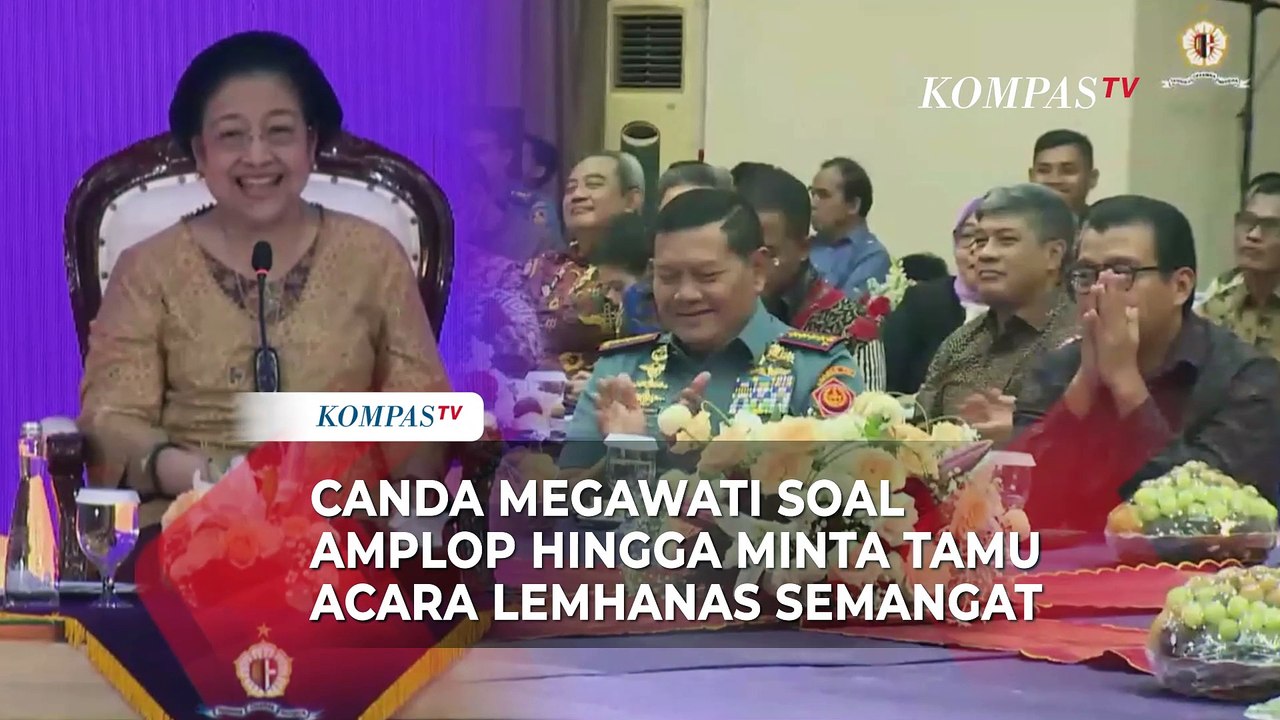 Canda Megawati di Acara HUT ke-58 Lemhanas: Tak Dapat Amplop hingga Minta Tamu Semangat