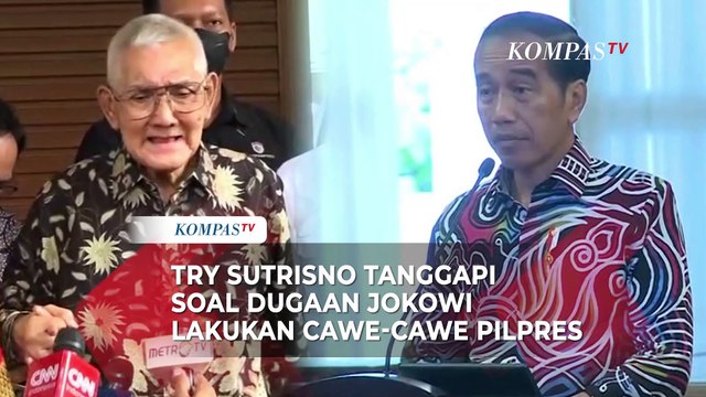 Respons Mantan Wapres Try Sutrisno Soal Isu Jokowi Cawe-Cawe Pilpres