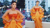 Cannes 2023 Red Carpet: Urvashi Rautela Orange Gown Look Viral, Same Hairstyle के साथ...| Boldsky