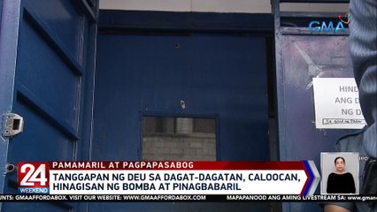 Tanggapan ng DEU sa Dagat-dagatan, Caloocan, hinagisan ng bomba at pinagbabaril | 24 Oras Weekend