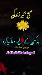 Subha bakhair Zindgi
