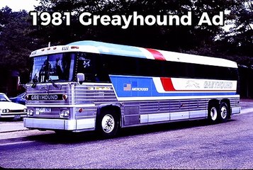 1981 Greyhound Bus Ad (Vintage Travel)
