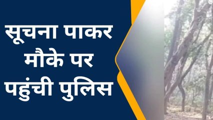 लखीमपुर खीरी: मैलानी के जंगल में पेड़ के सहारे लटका मिला युवक का शव, इलाके में सनसनी