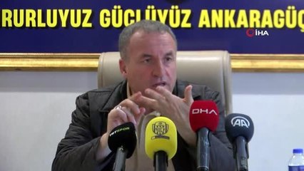Ankaragücü Başkanı Koca'dan hakem eleştirisi
