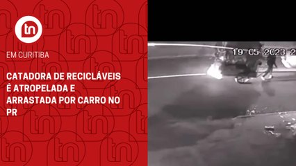 Catadora de recicláveis é atropelada e arrastada por carro no PR