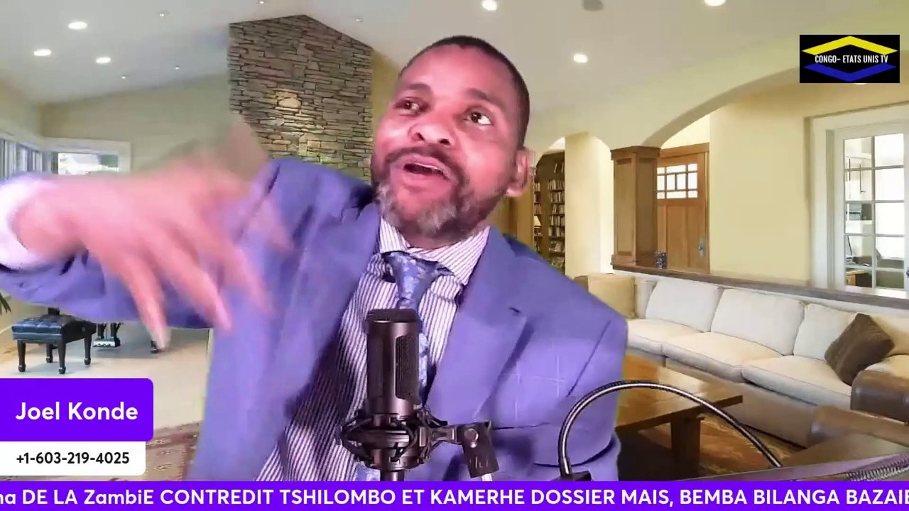 PRESIDENT ZAMBIEN QUALIFIE TSHILOMBO ET KAMERHE D'ESCROS DOSSIER "MAIS" USA SUSPEND SON AIDE EN RDC