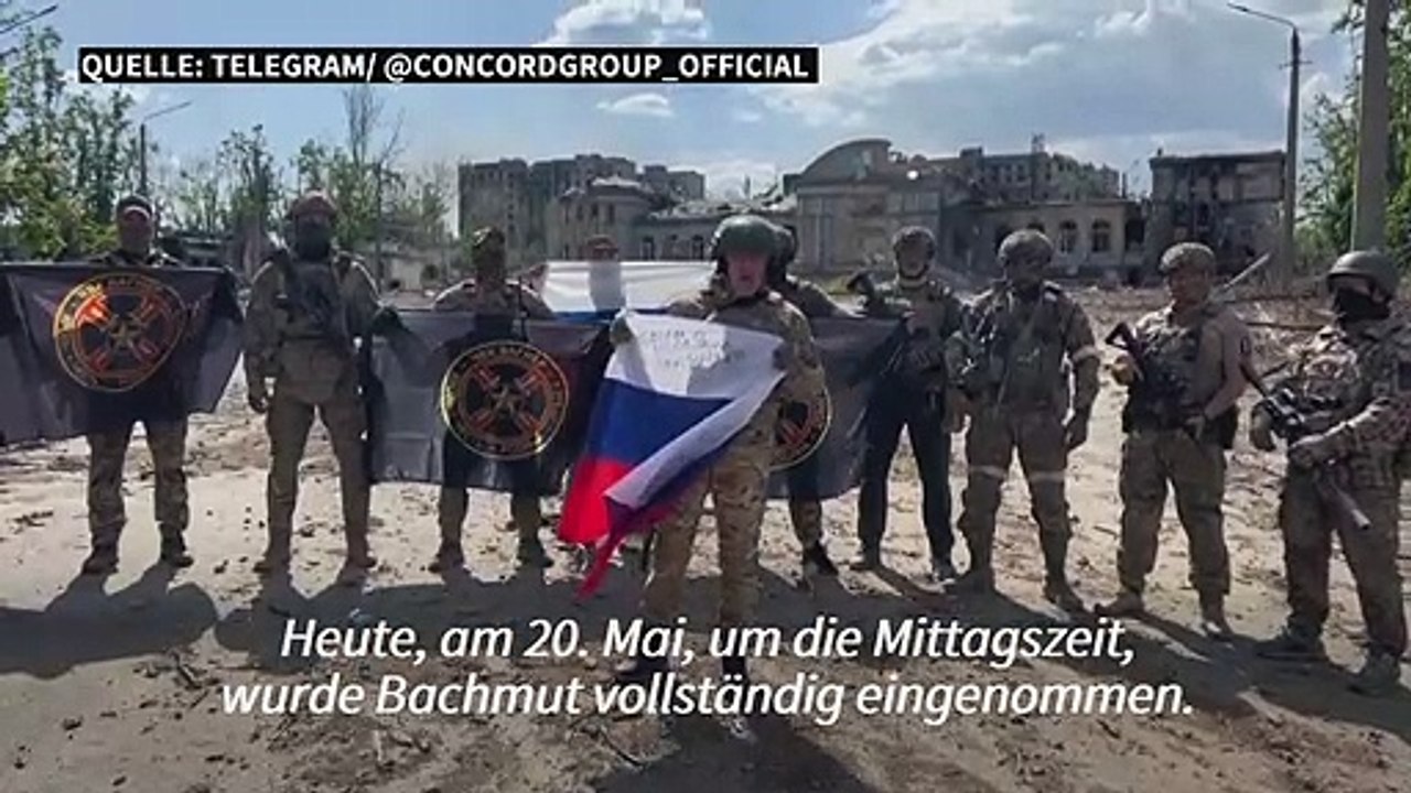 Wagner-Chef Prigoschin verkündet Einnahme von Bachmut