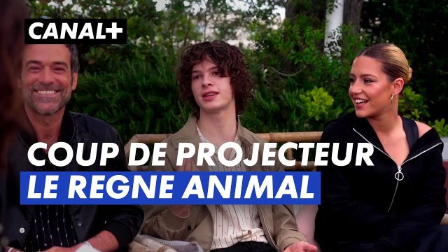 Coup de projo sur Le Règne animal avec Adèle Exarchopoulos, Romain Duris & Paul Kircher, Cannes 2023