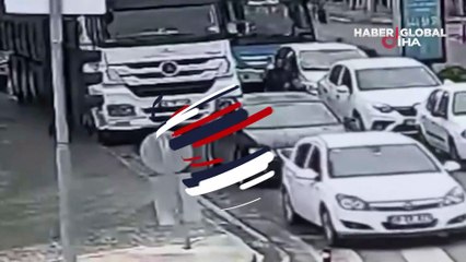 Feci kazanın görüntüleri ortaya çıktı! Tır, anneanne ve torununu böyle hayattan koparmış