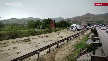 Ankara-Kırıkkale karayolu trafiğe kapandı