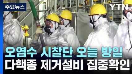 '오염수' 정부 시찰단 오늘 방일...'다핵종 제거설비' 집중 확인 / YTN